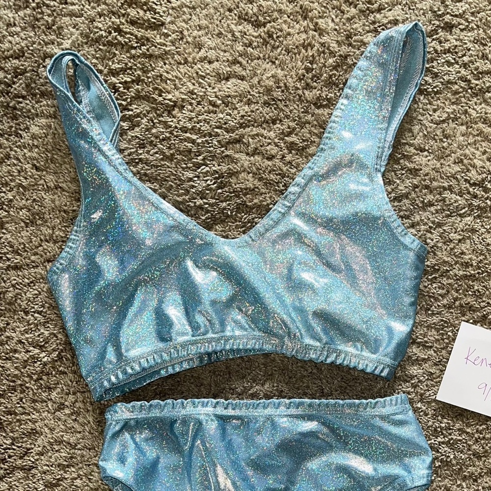 Lime Blonde Blue Sparkle Set